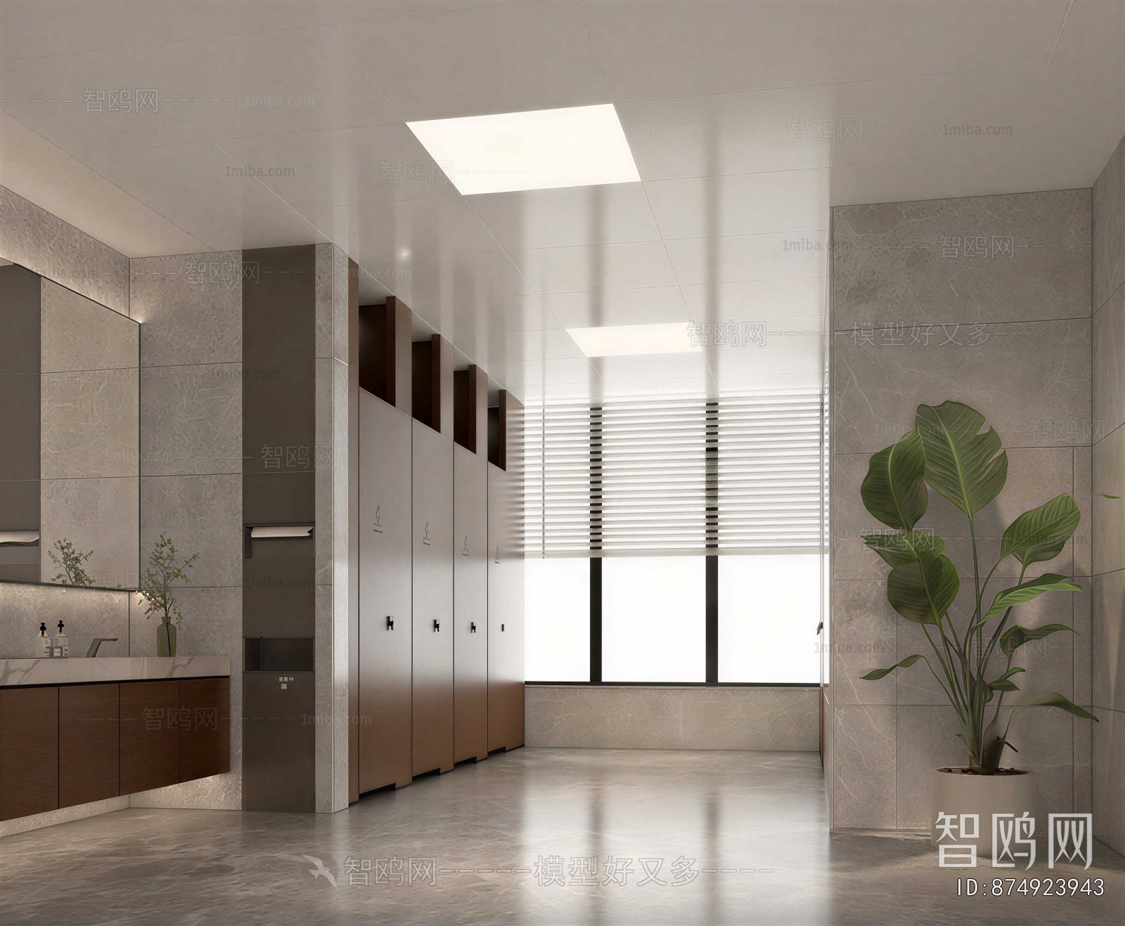 Modern Public Toilet