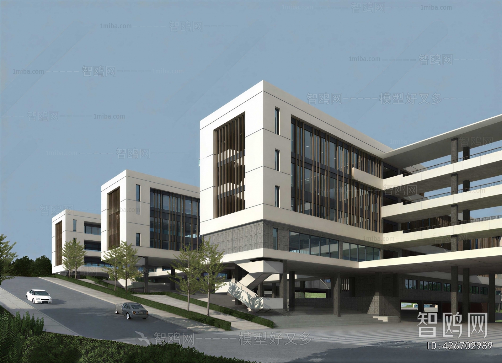 Modern Appearance Of Commercial Building