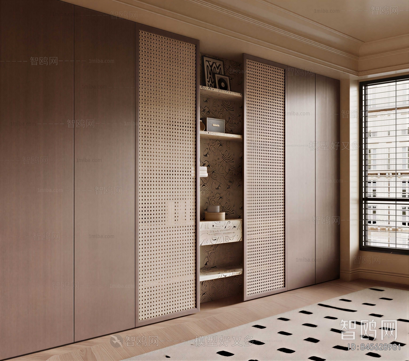 Modern Clothes Storage Area