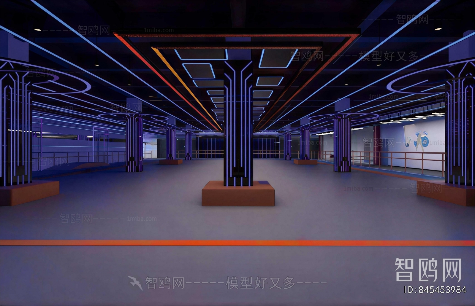 Modern Office Reception Desk