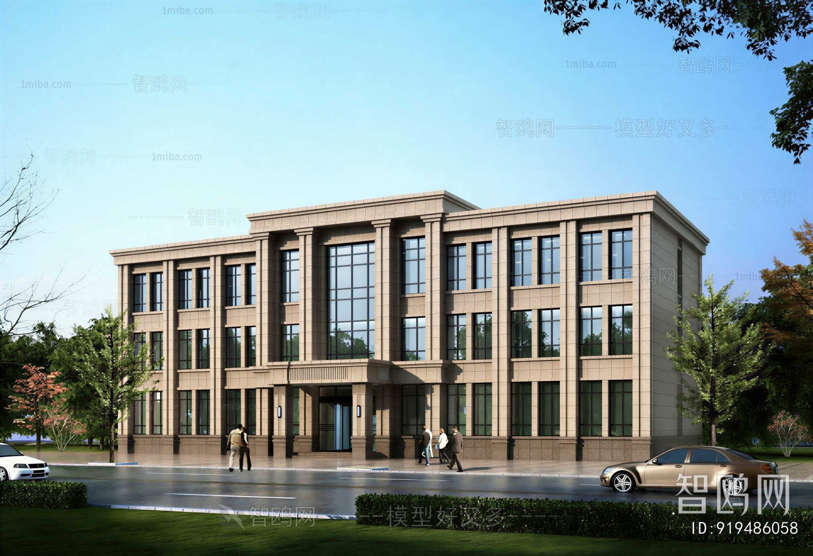 Modern Appearance Of Commercial Building