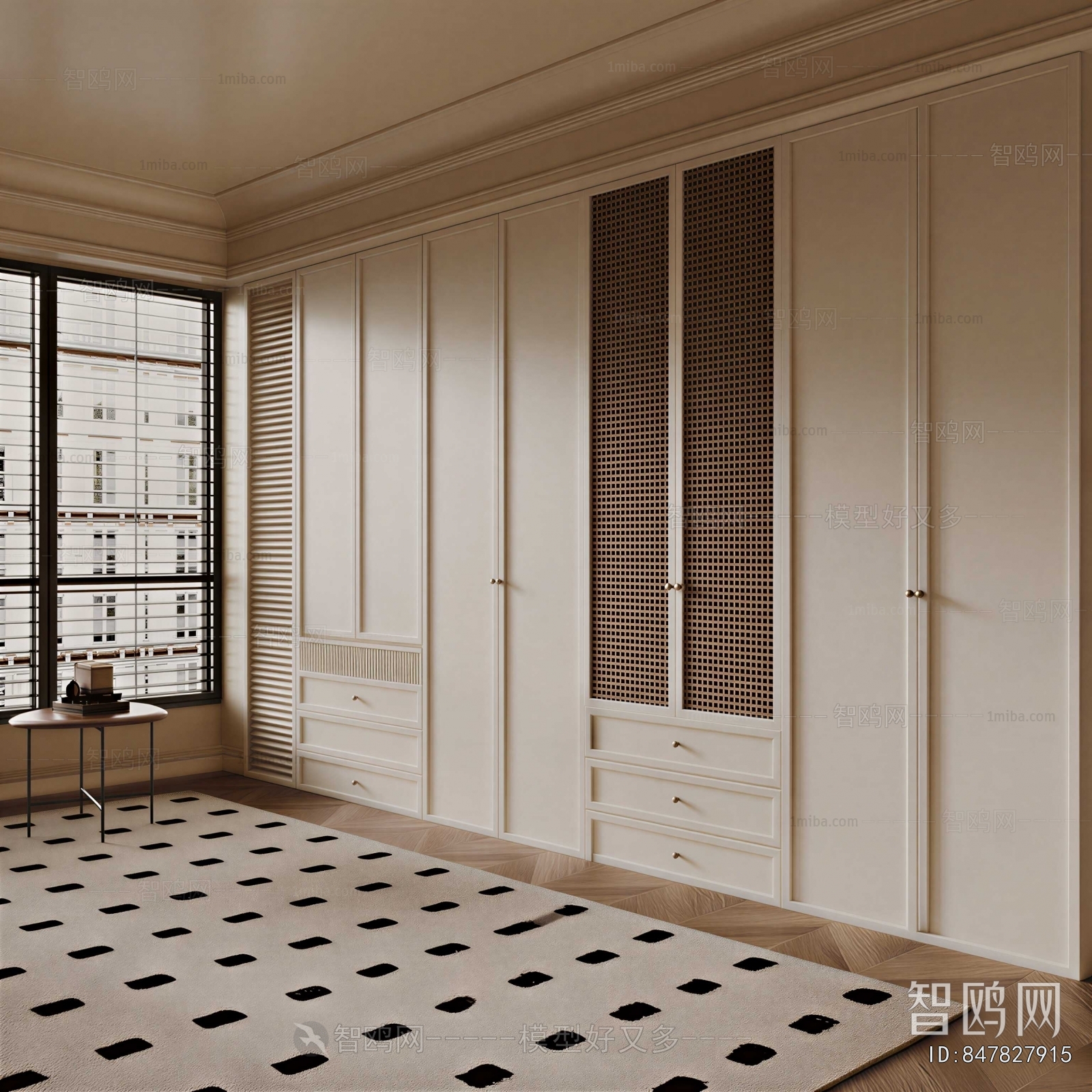 Modern Clothes Storage Area