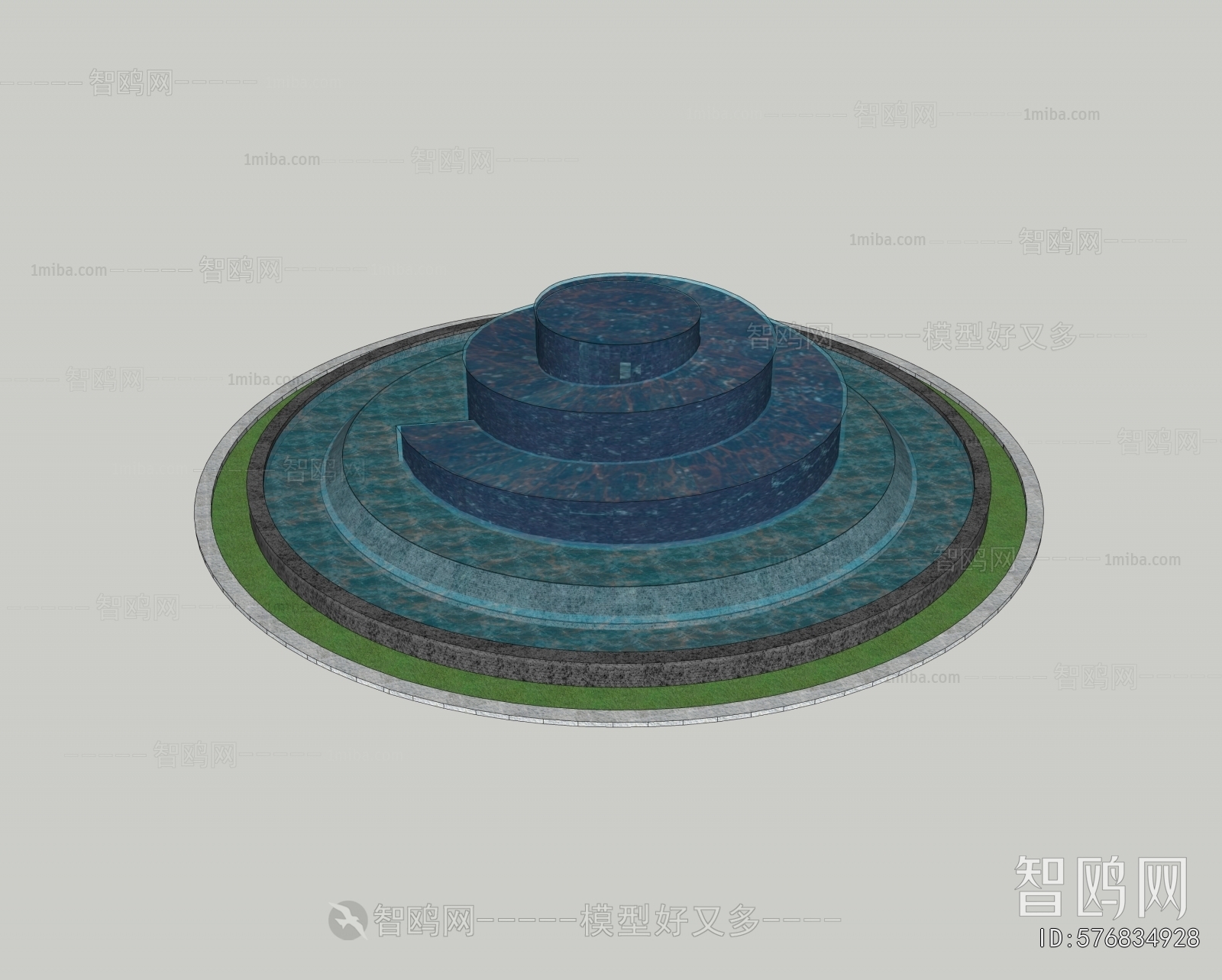 Modern Rockery Waterscape