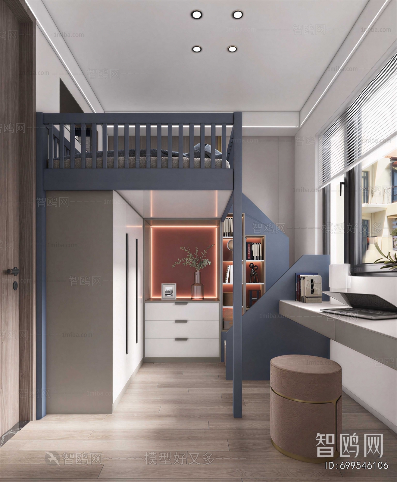 Modern Boy's Room And Son's Room