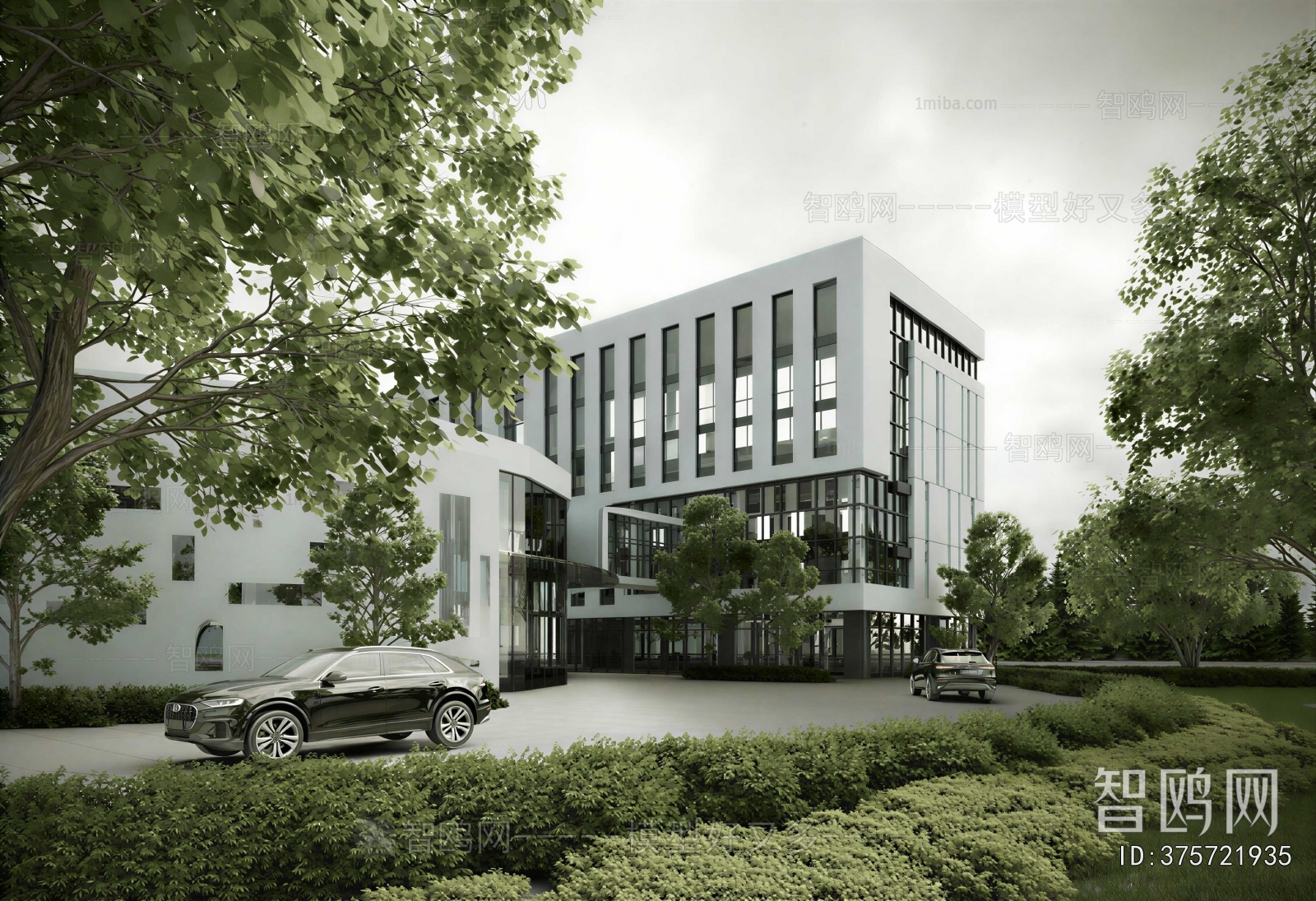 Modern Appearance Of Commercial Building