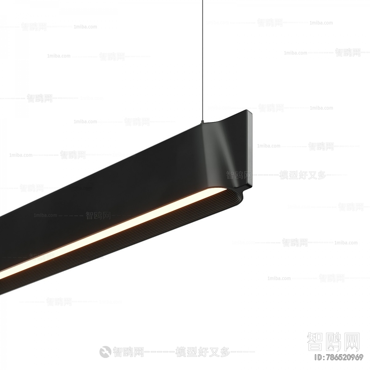 Modern Long Chandelier