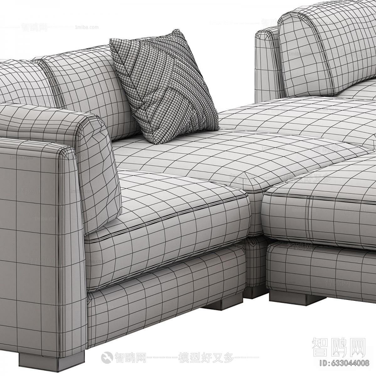 Modern Multi Person Sofa