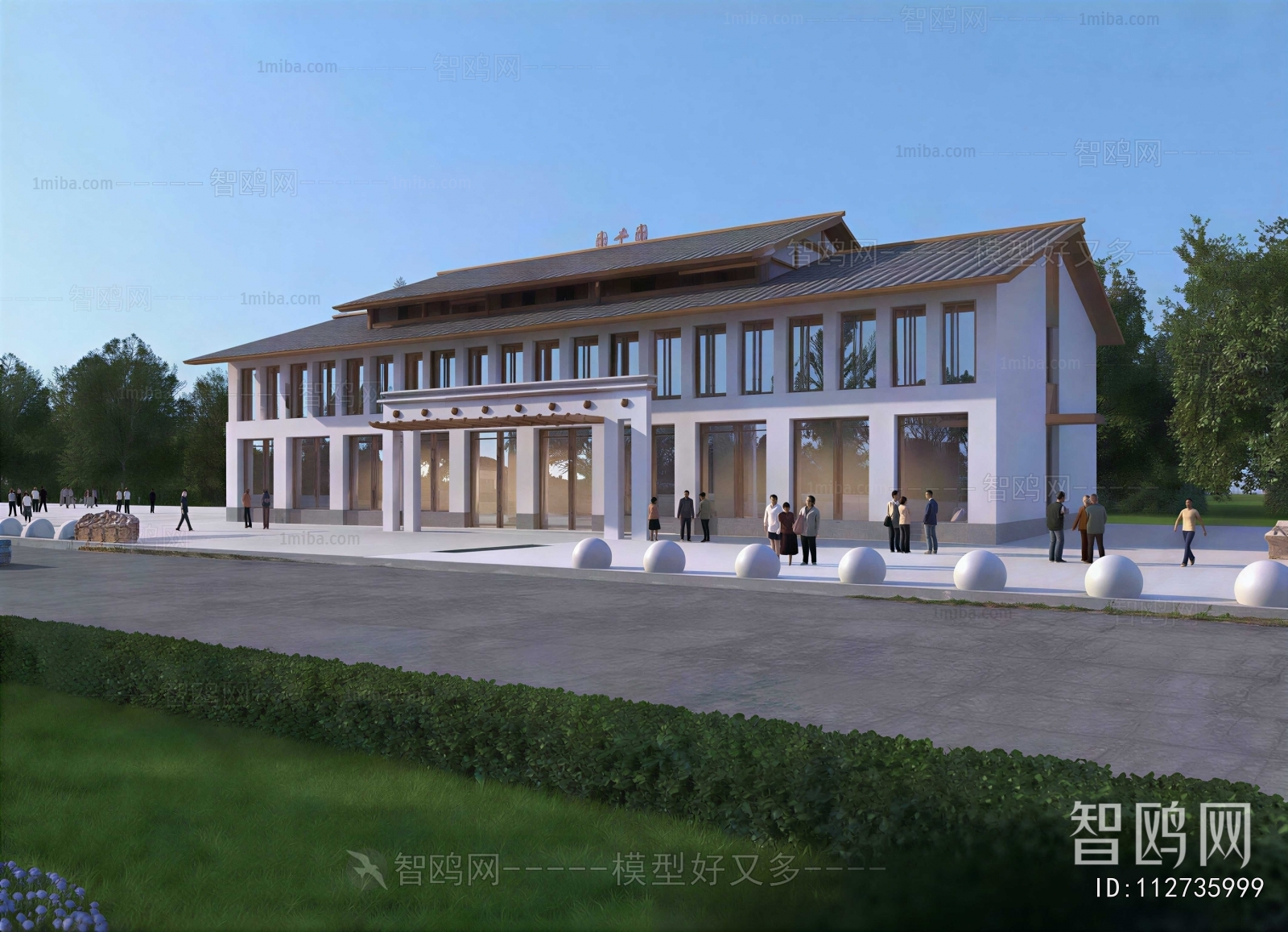 New Chinese Style Public Building