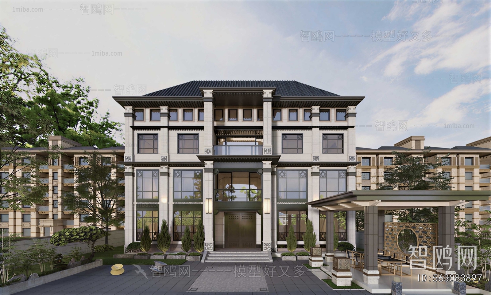 New Chinese Style Detached Villa