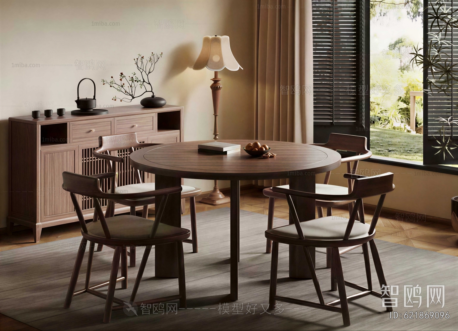 New Chinese Style Dining Table And Chairs