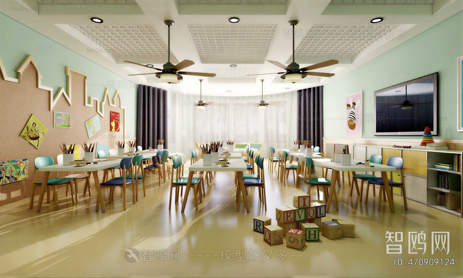 Modern Kindergarten Classrooms