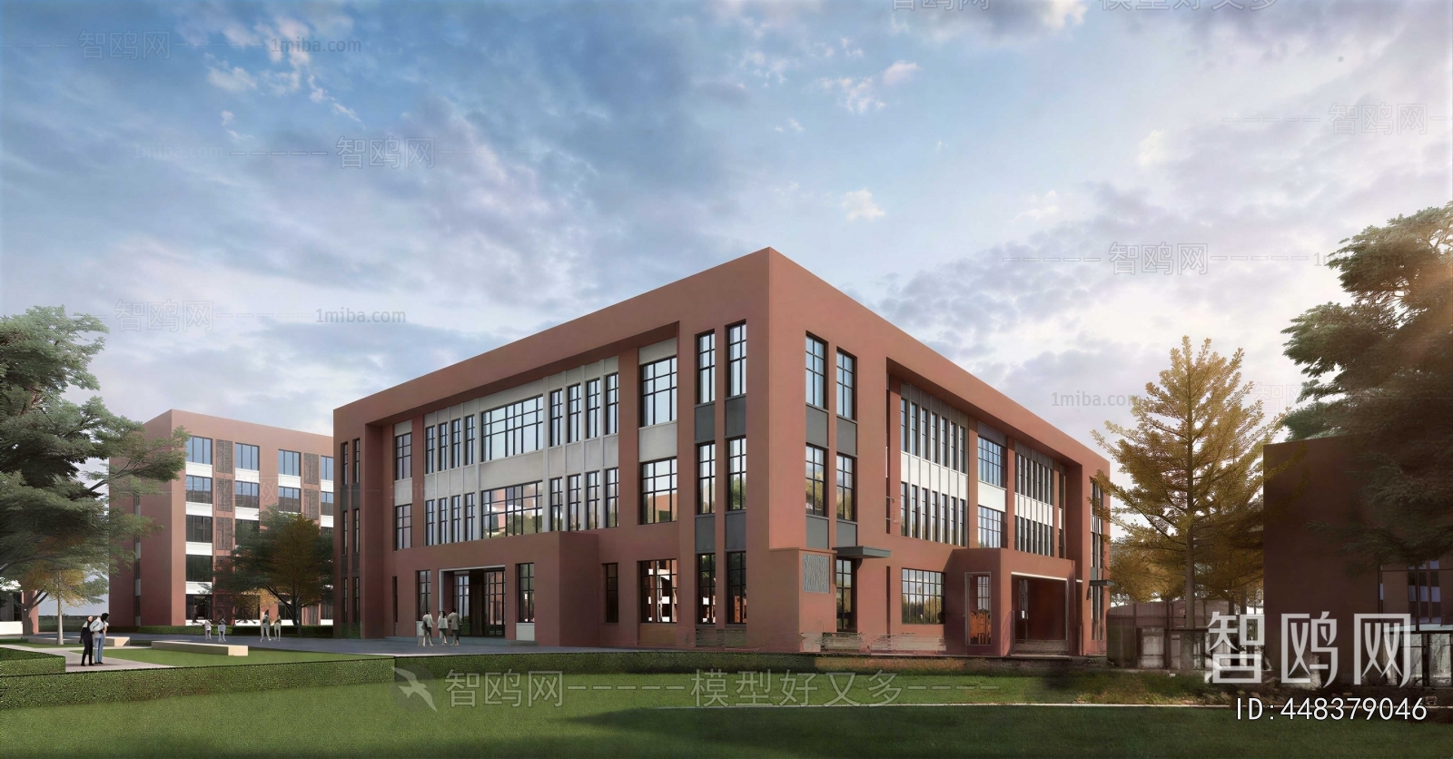 Modern School Building