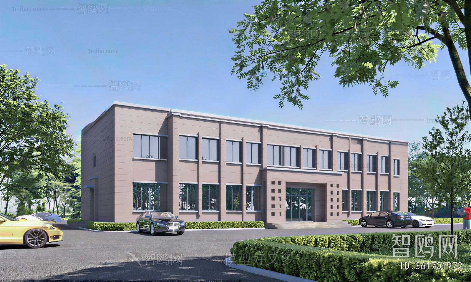Modern School Building