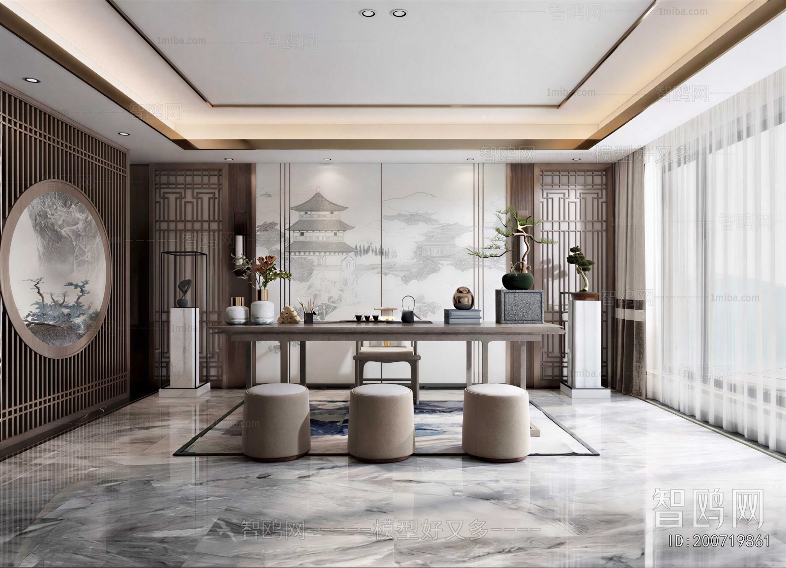 New Chinese Style Tea House
