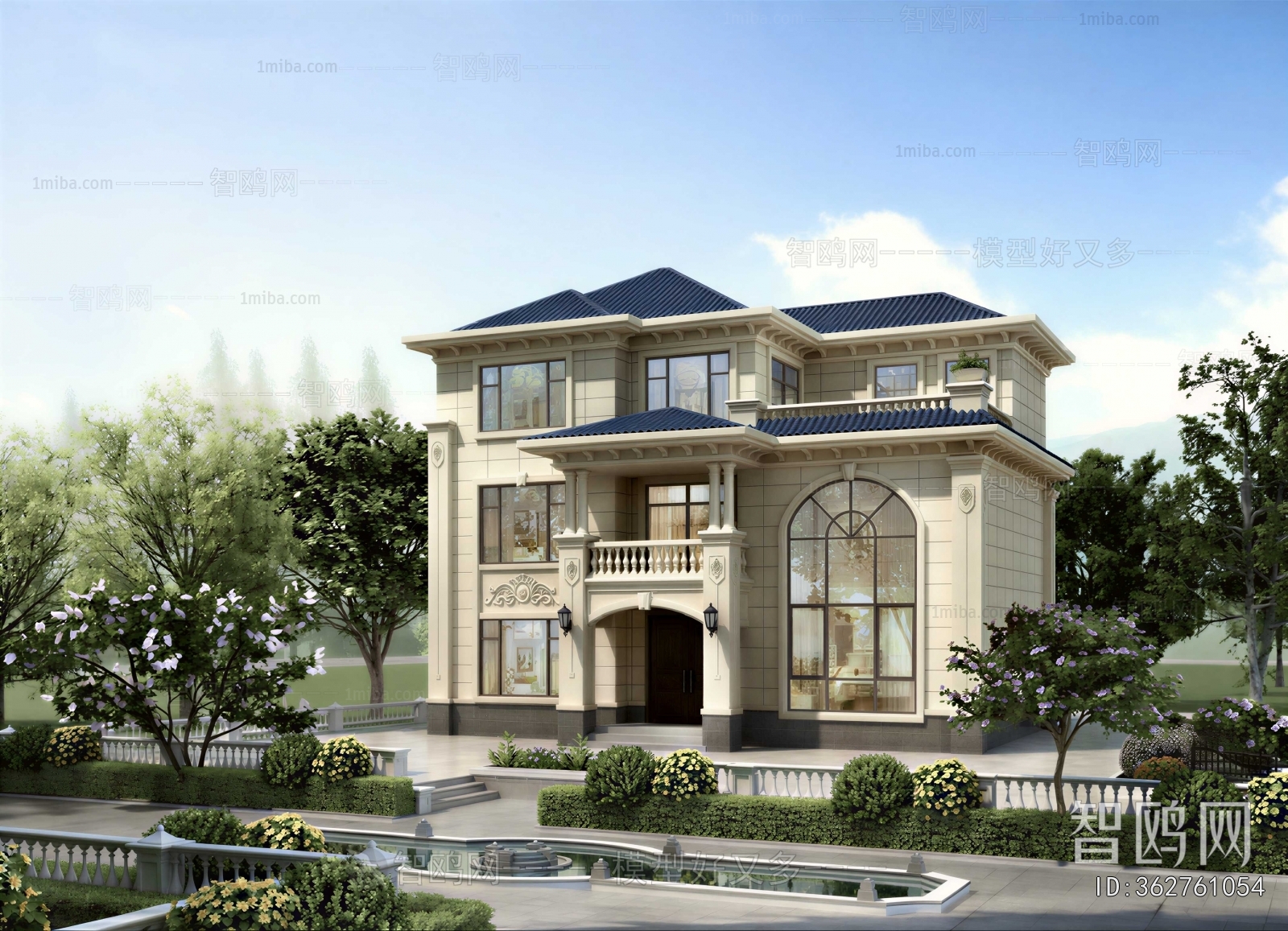 Simple European Style Detached Villa