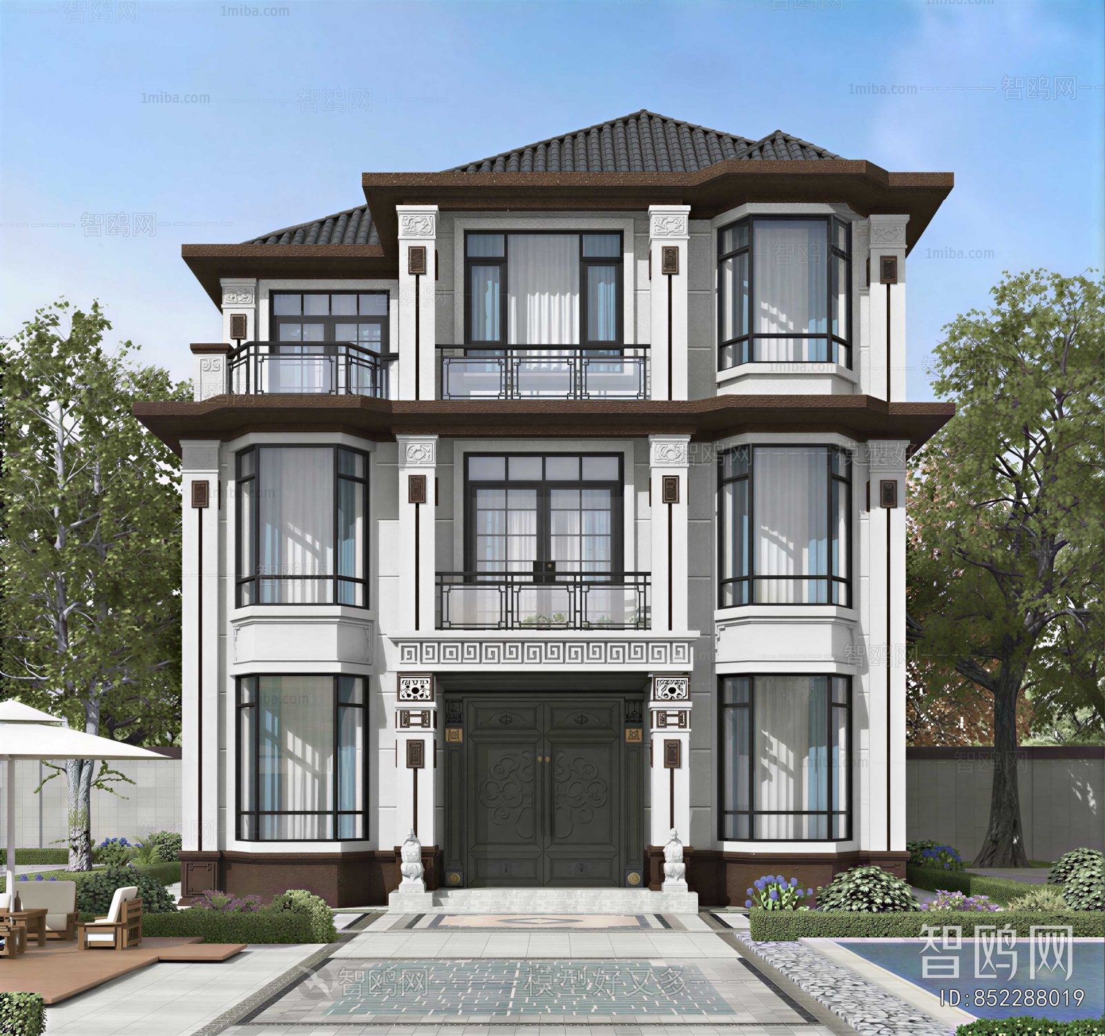 New Chinese Style Residential Building