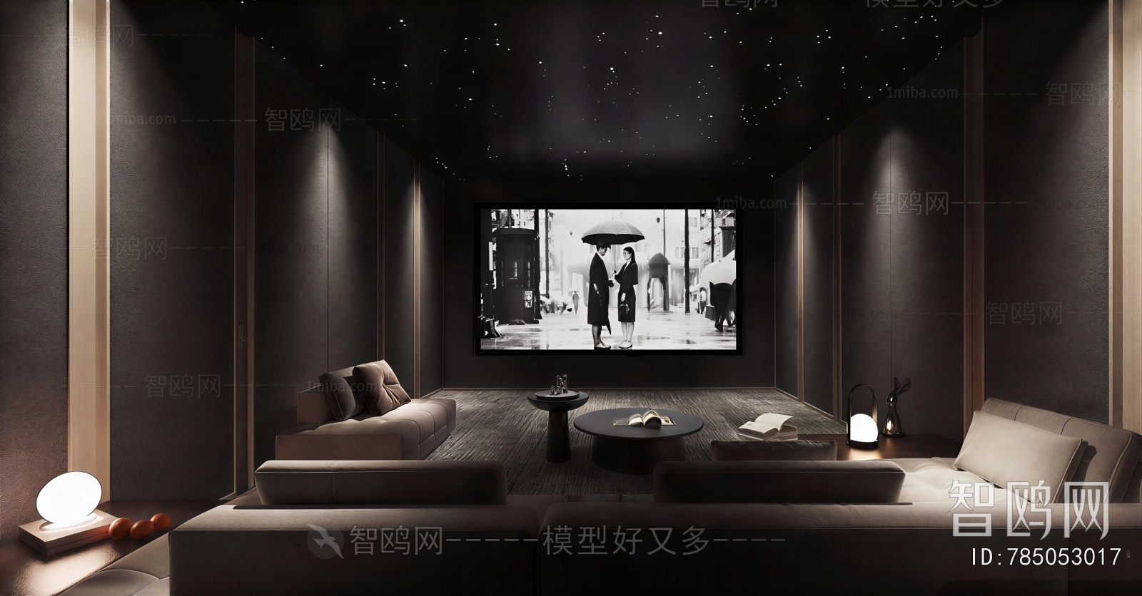 Modern Audiovisual Room