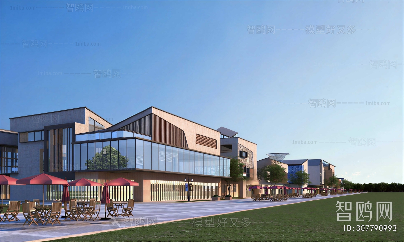 Modern Appearance Of Commercial Building