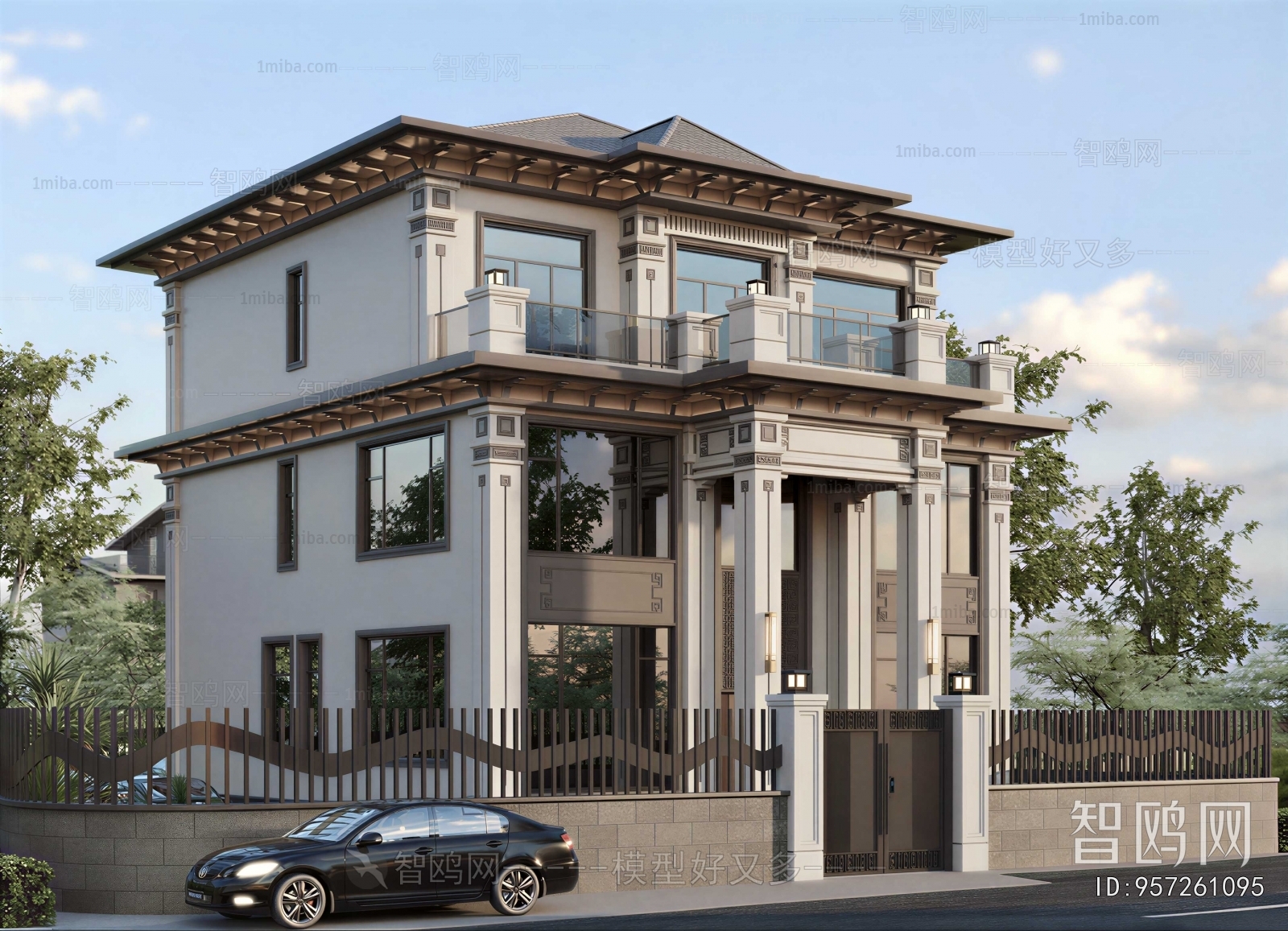 New Chinese Style Detached Villa