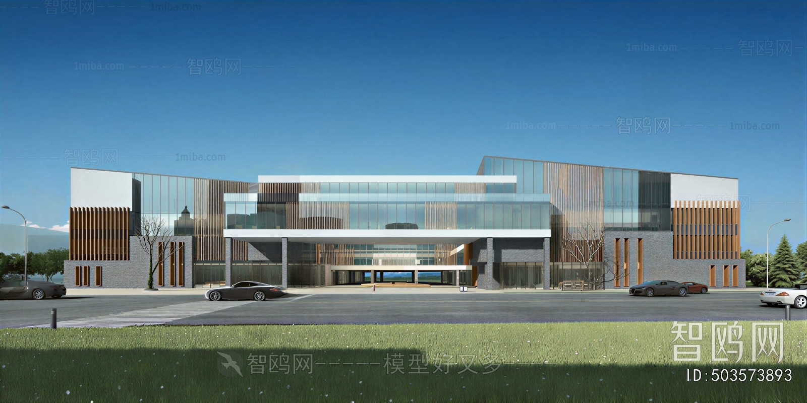 Modern Appearance Of Commercial Building