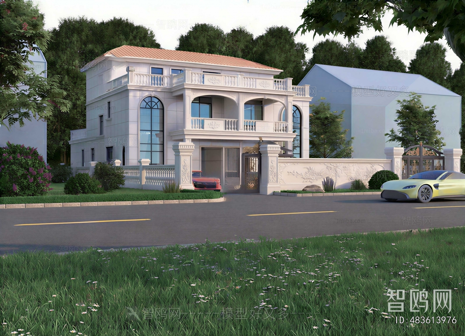 Simple European Style Detached Villa