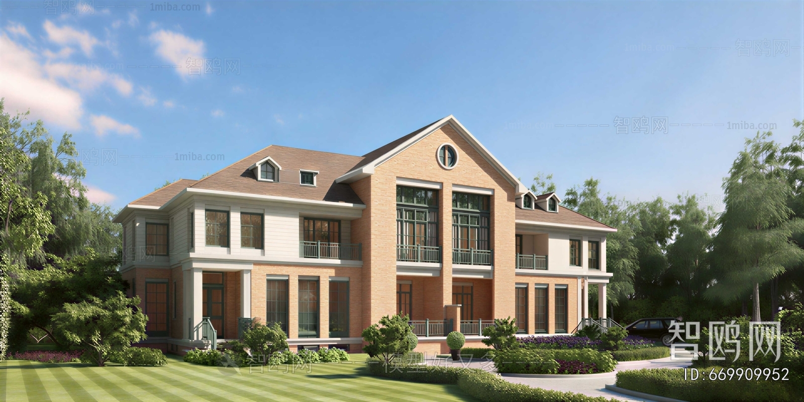 Simple European Style Detached Villa