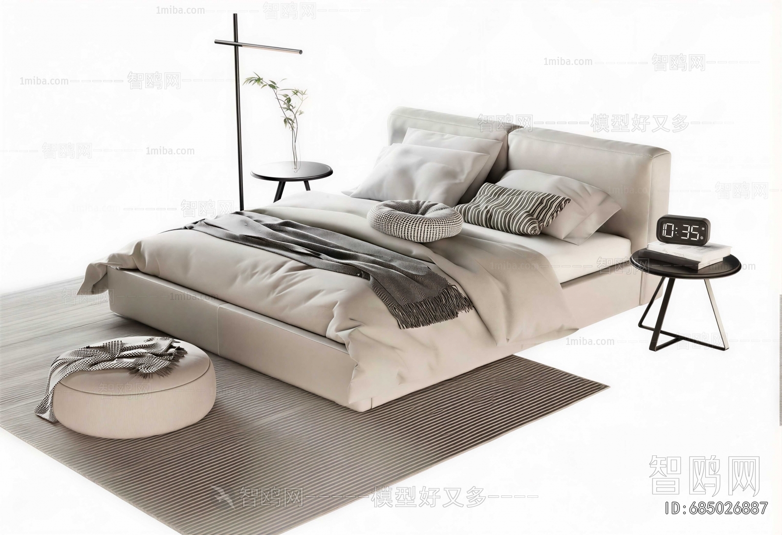 Modern Double Bed