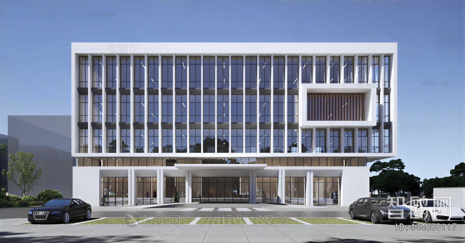 Modern Appearance Of Commercial Building