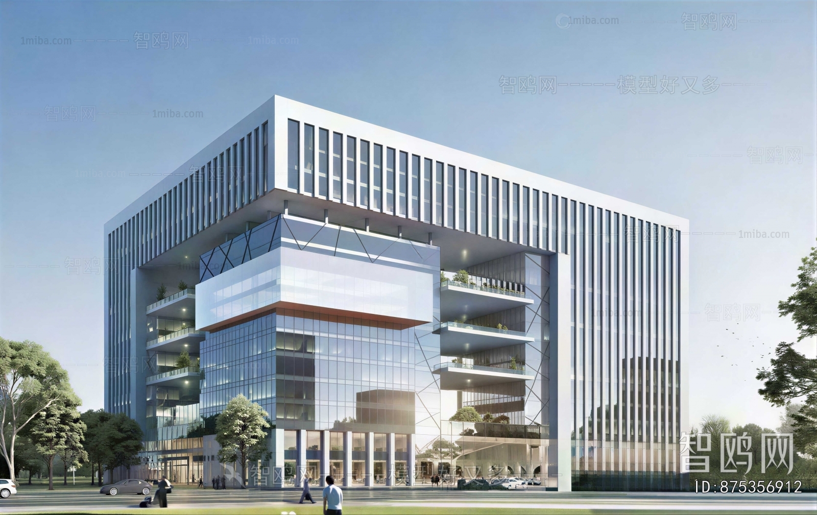 Modern Appearance Of Commercial Building