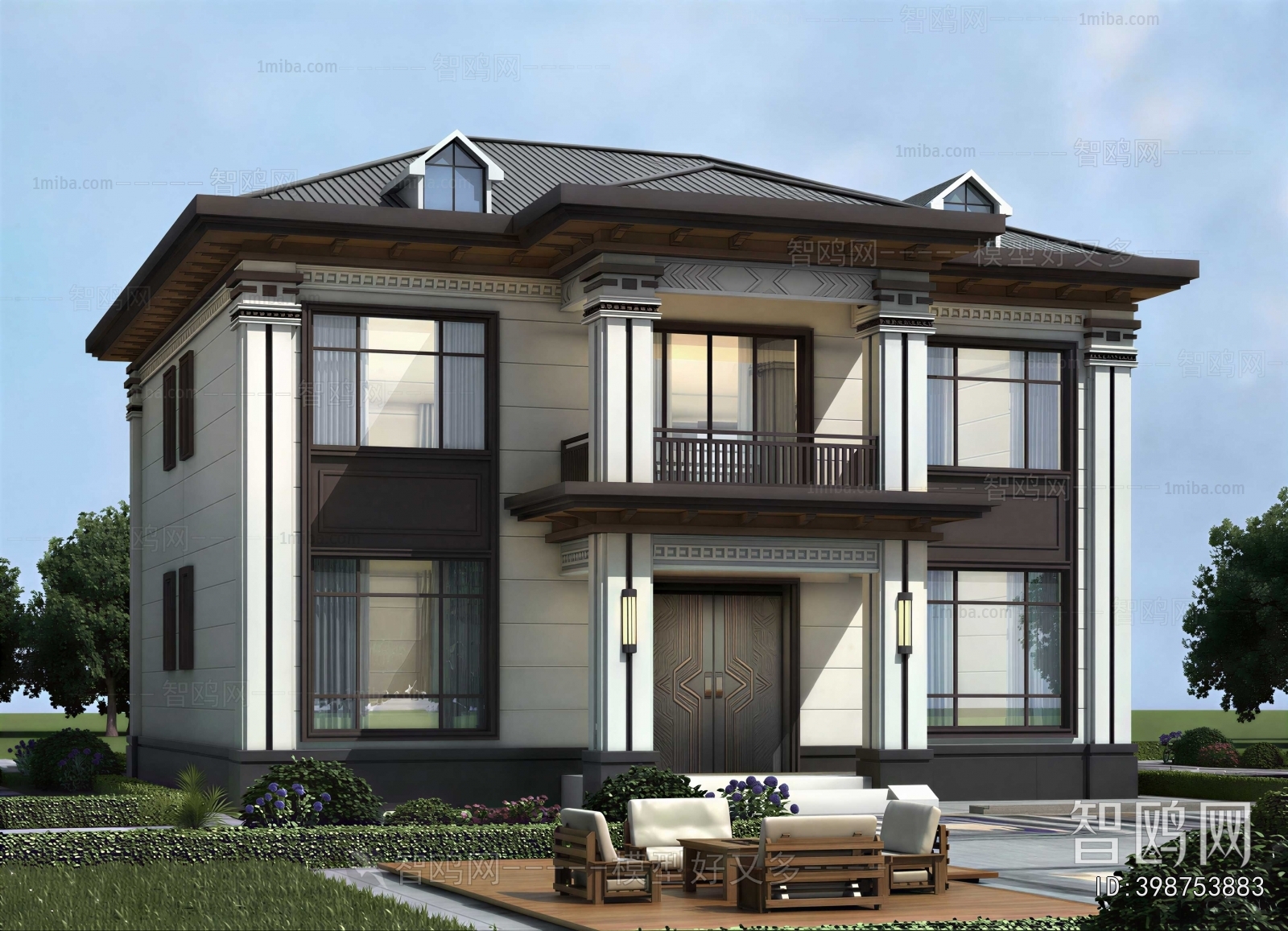 New Chinese Style Residential Building