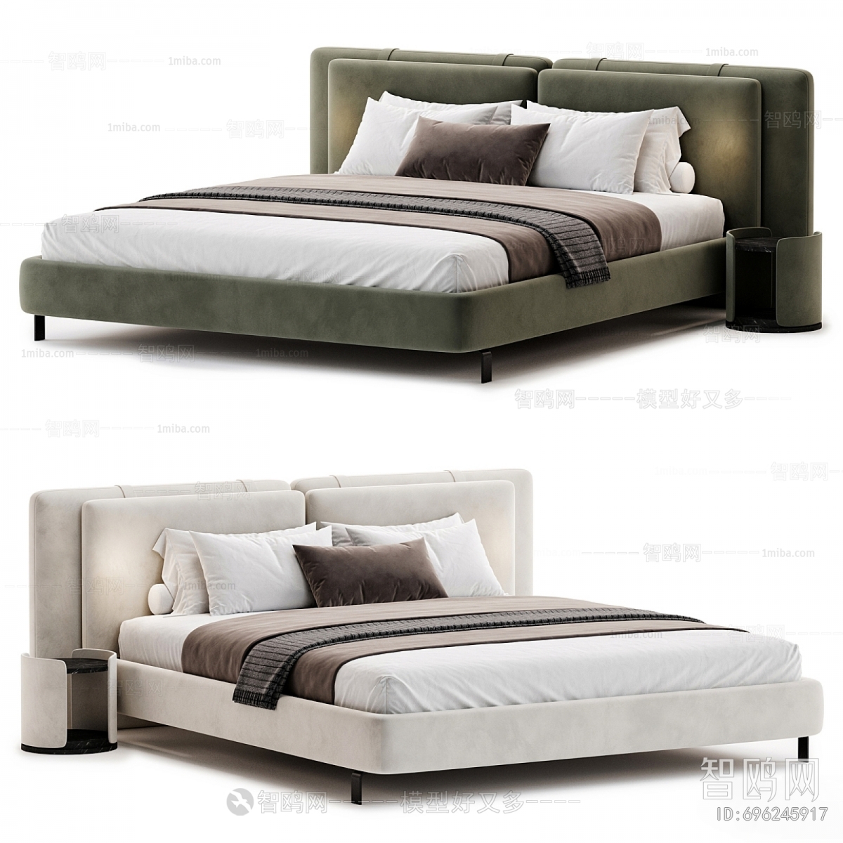 Modern Double Bed