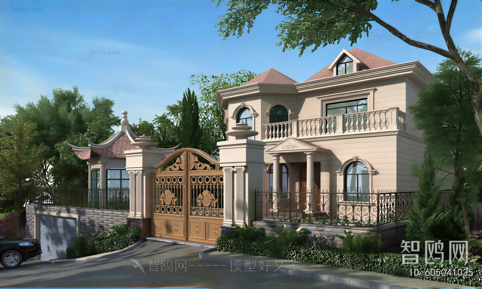 Simple European Style Detached Villa