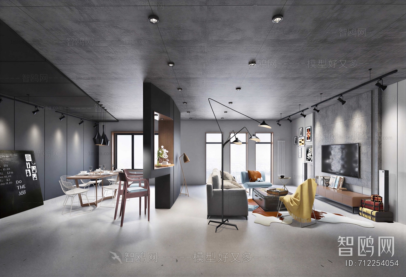 Industrial Style A Living Room