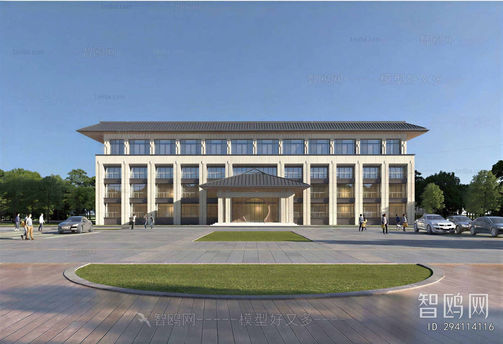 Modern Appearance Of Commercial Building
