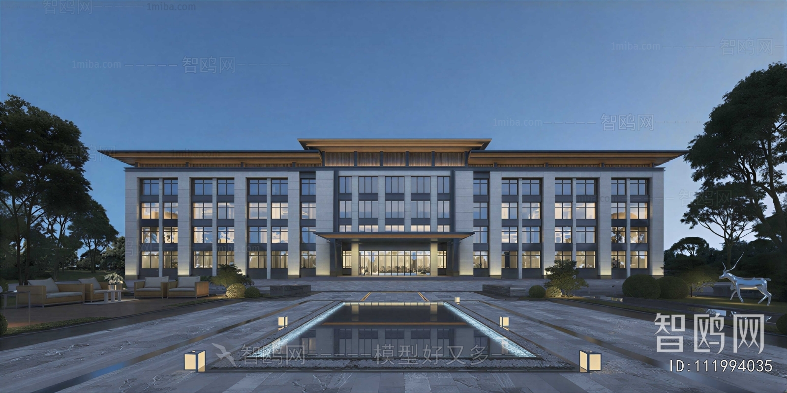 Modern Appearance Of Commercial Building