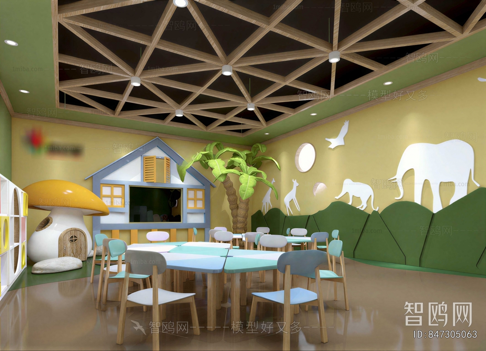 Modern Kindergarten Classrooms