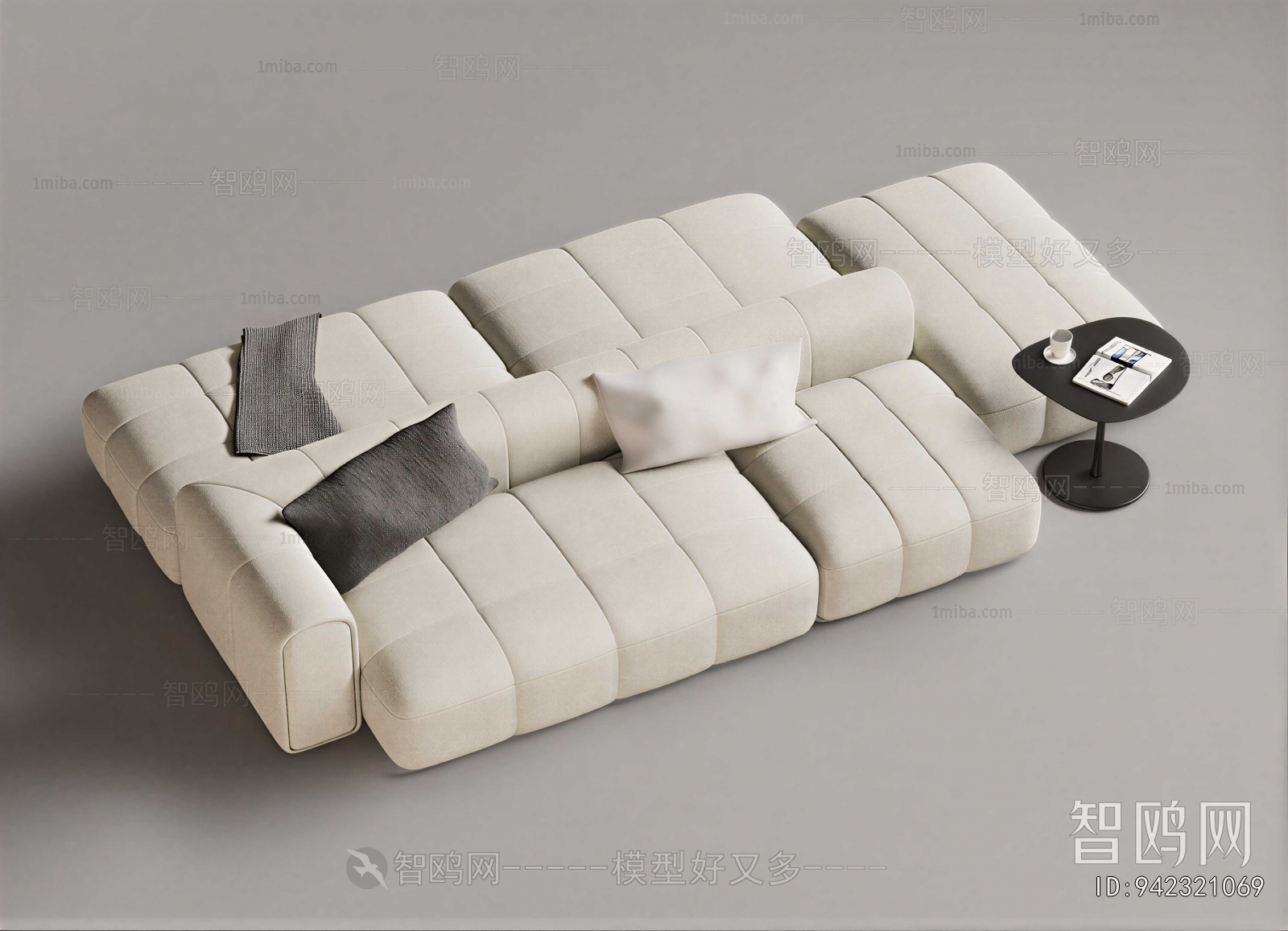 Modern Multi Person Sofa