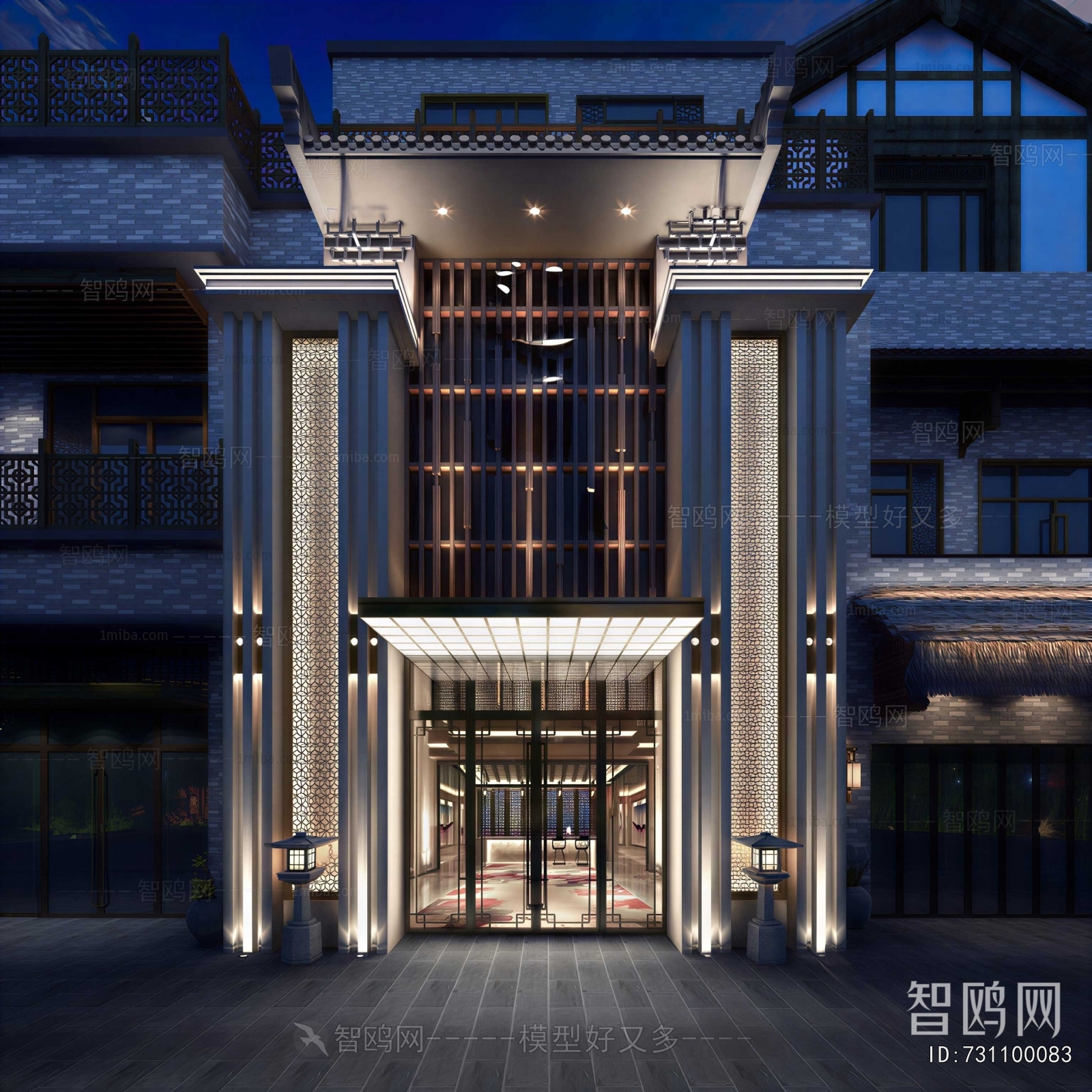 New Chinese Style Facade Element