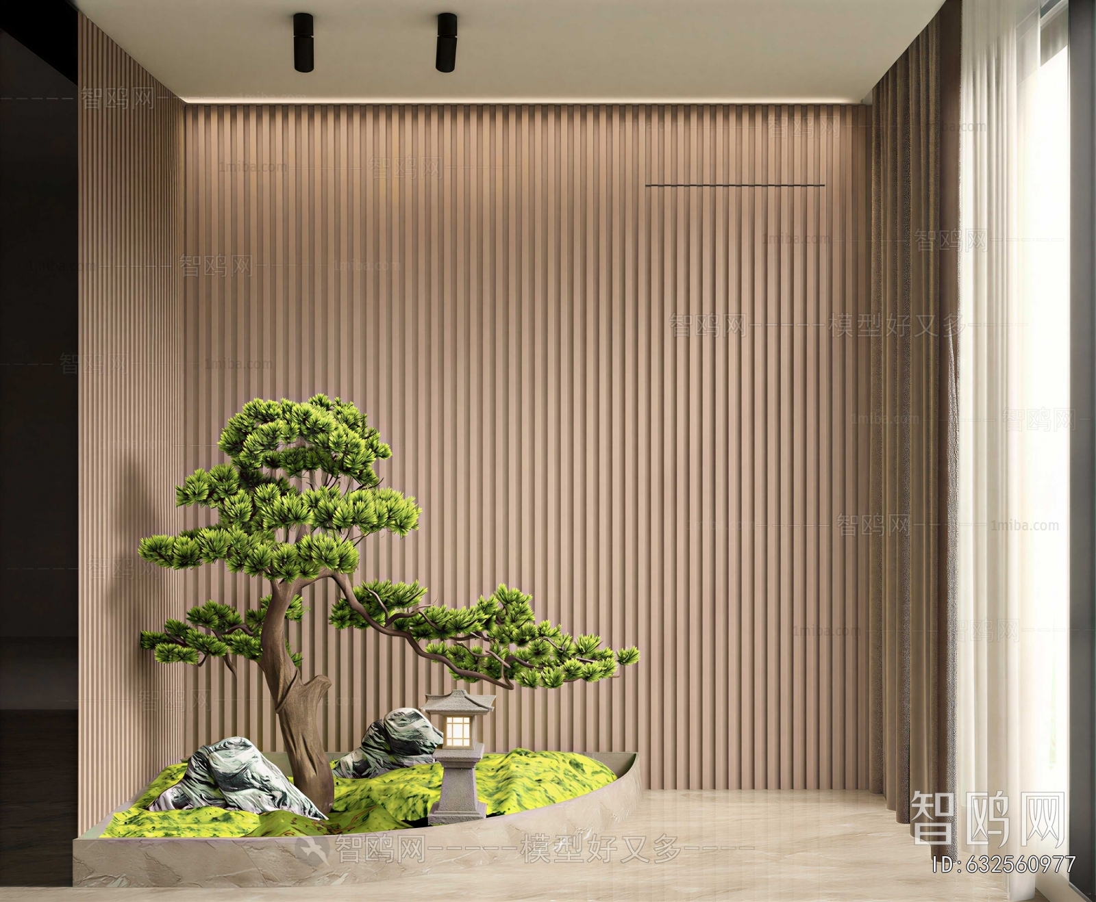 New Chinese Style Plant Landscaping