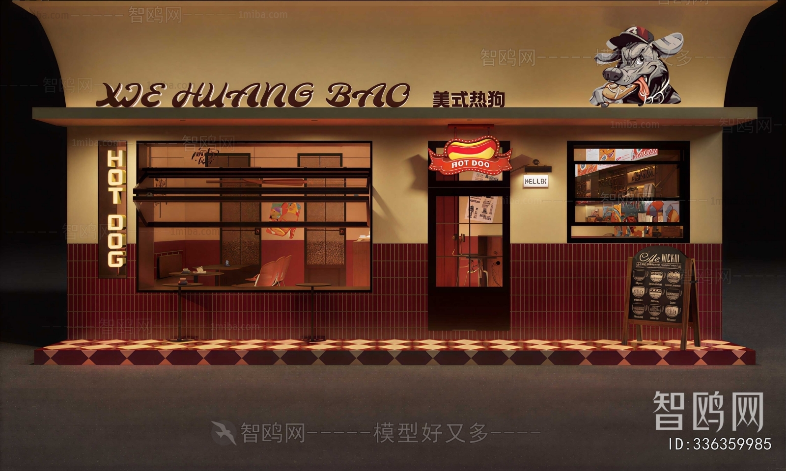 American Style Facade Element