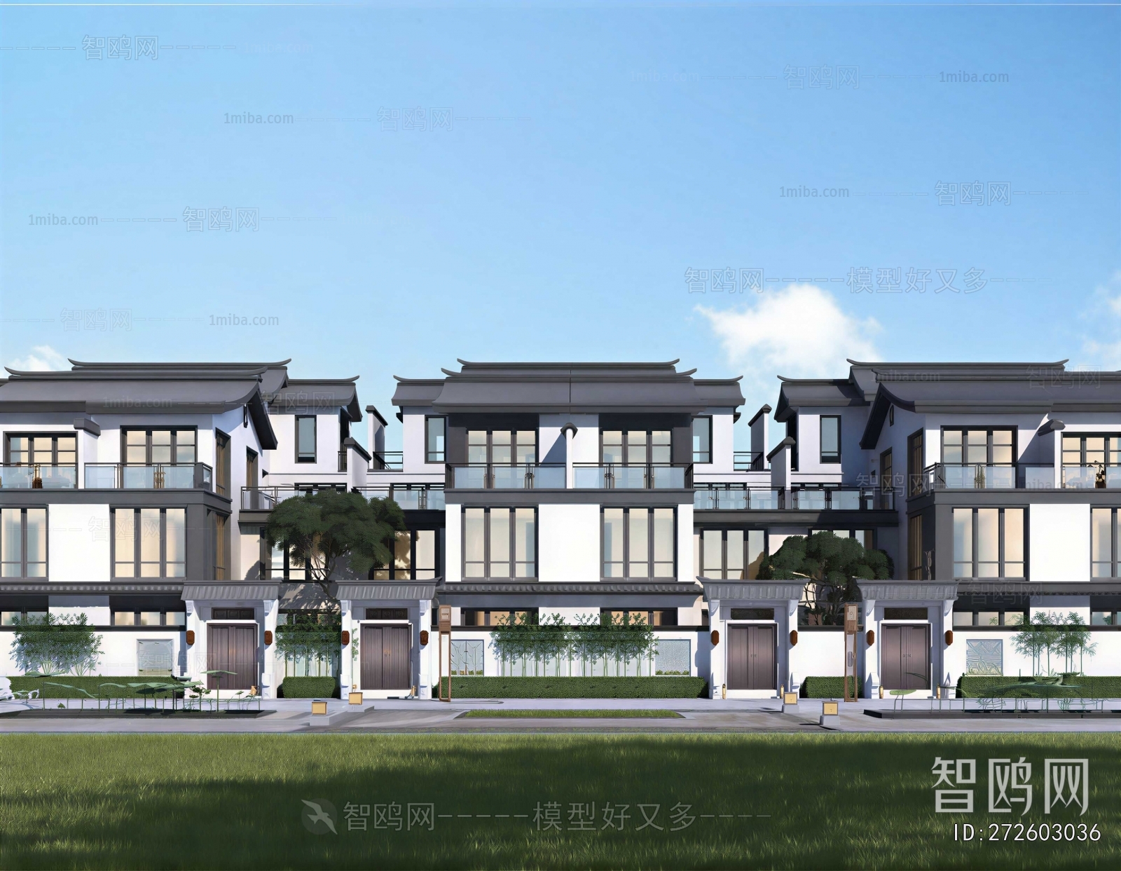 New Chinese Style Townhouse