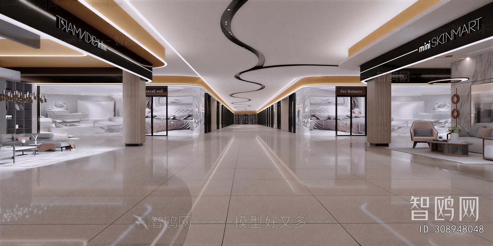 Modern Shopping Mall