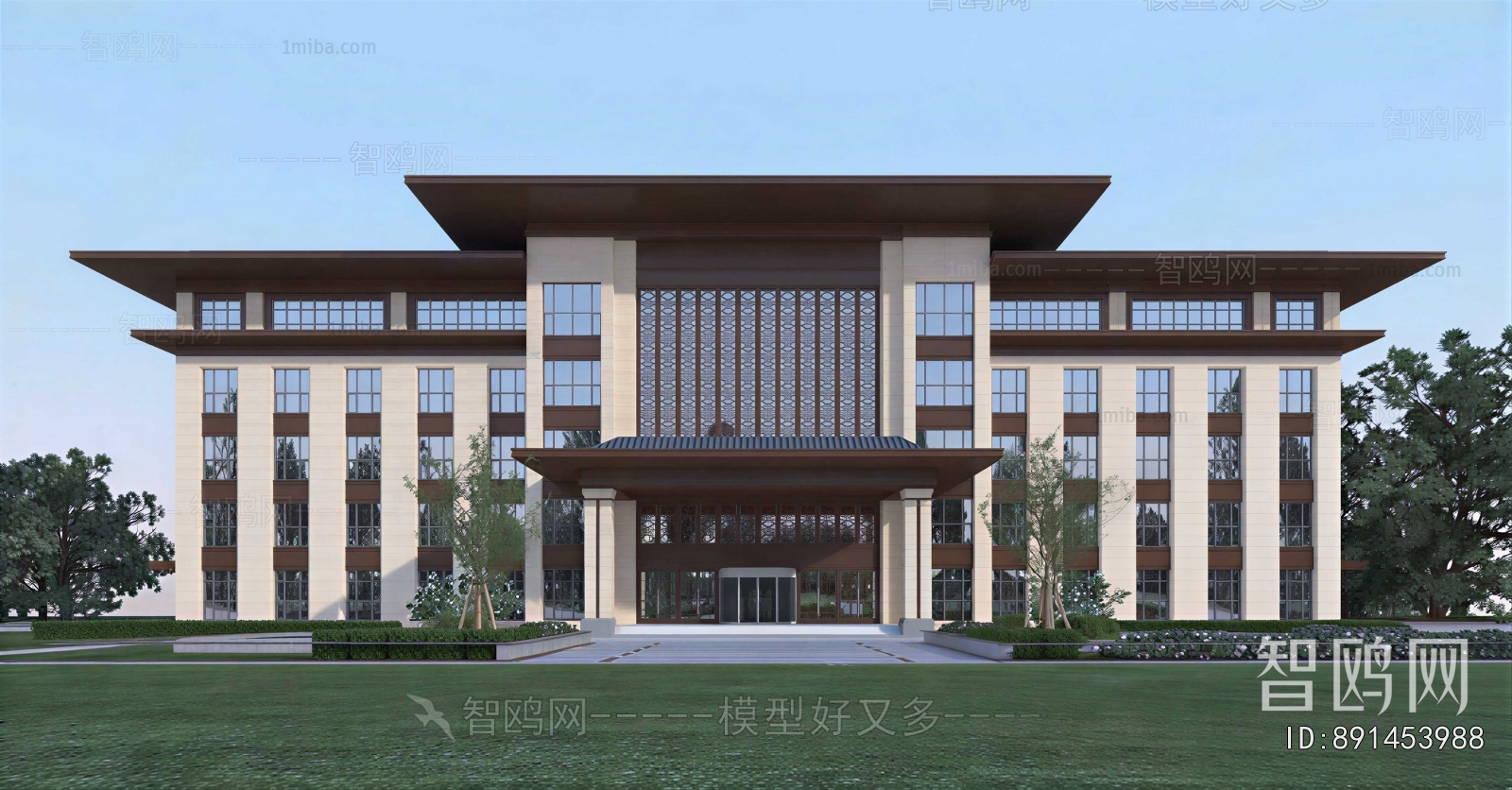 Modern Appearance Of Commercial Building