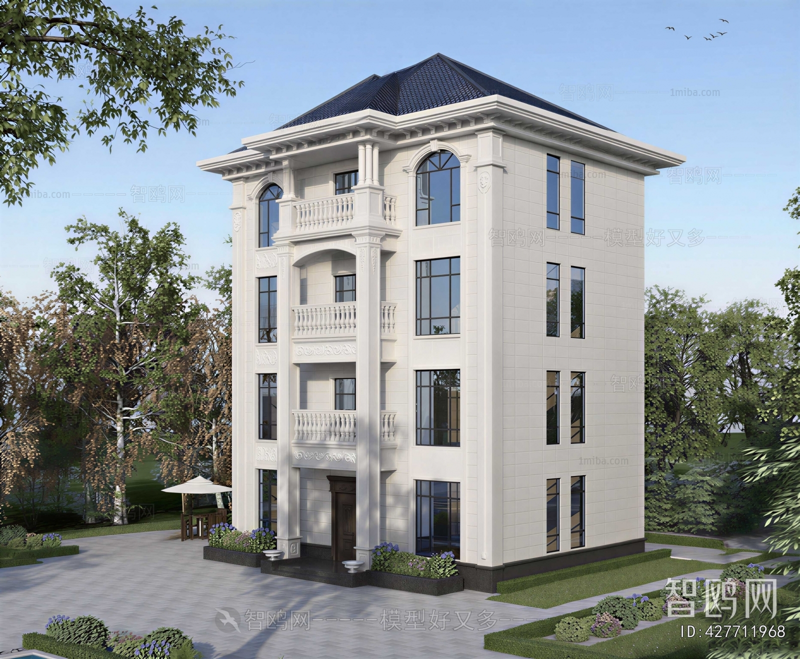 Simple European Style Detached Villa