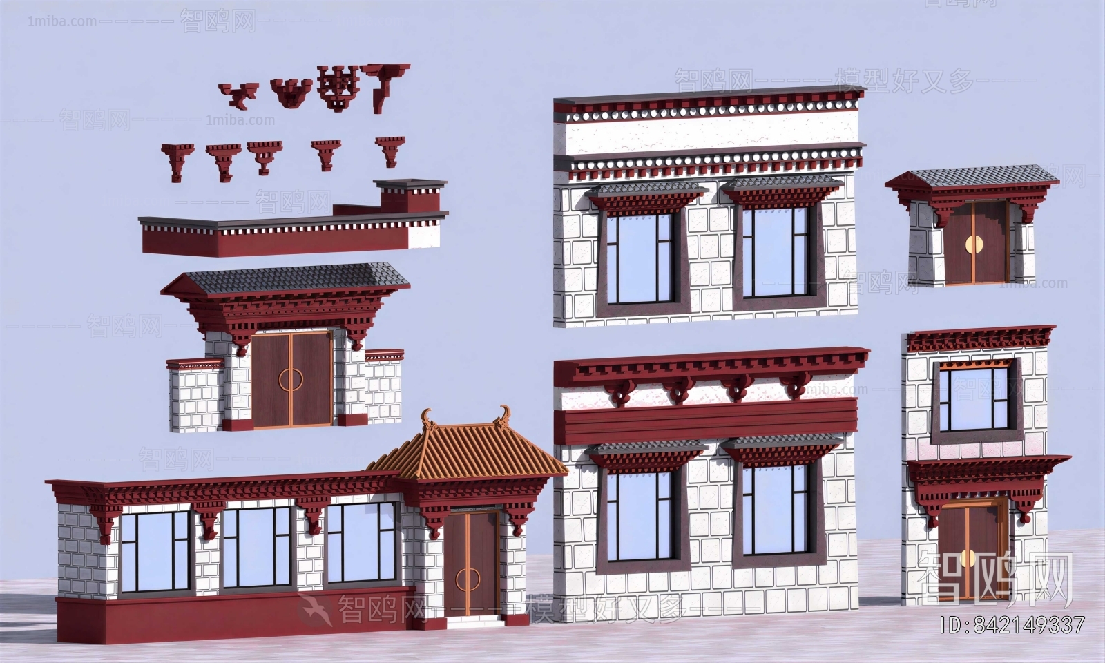 New Chinese Style Facade Element