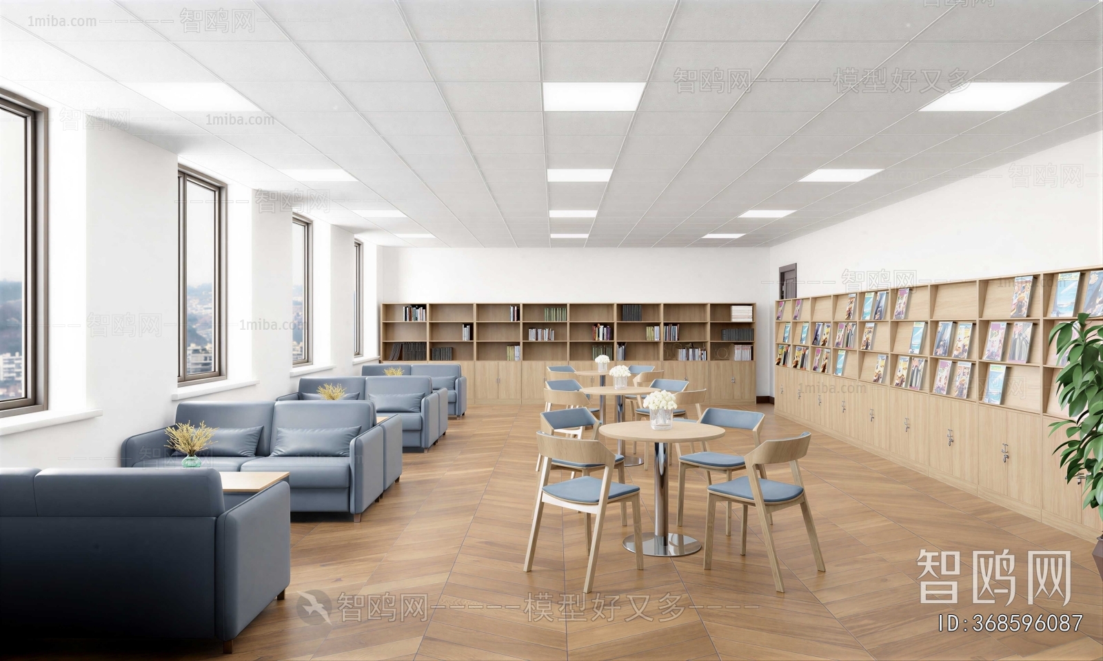 Modern Bookstore Book Bar