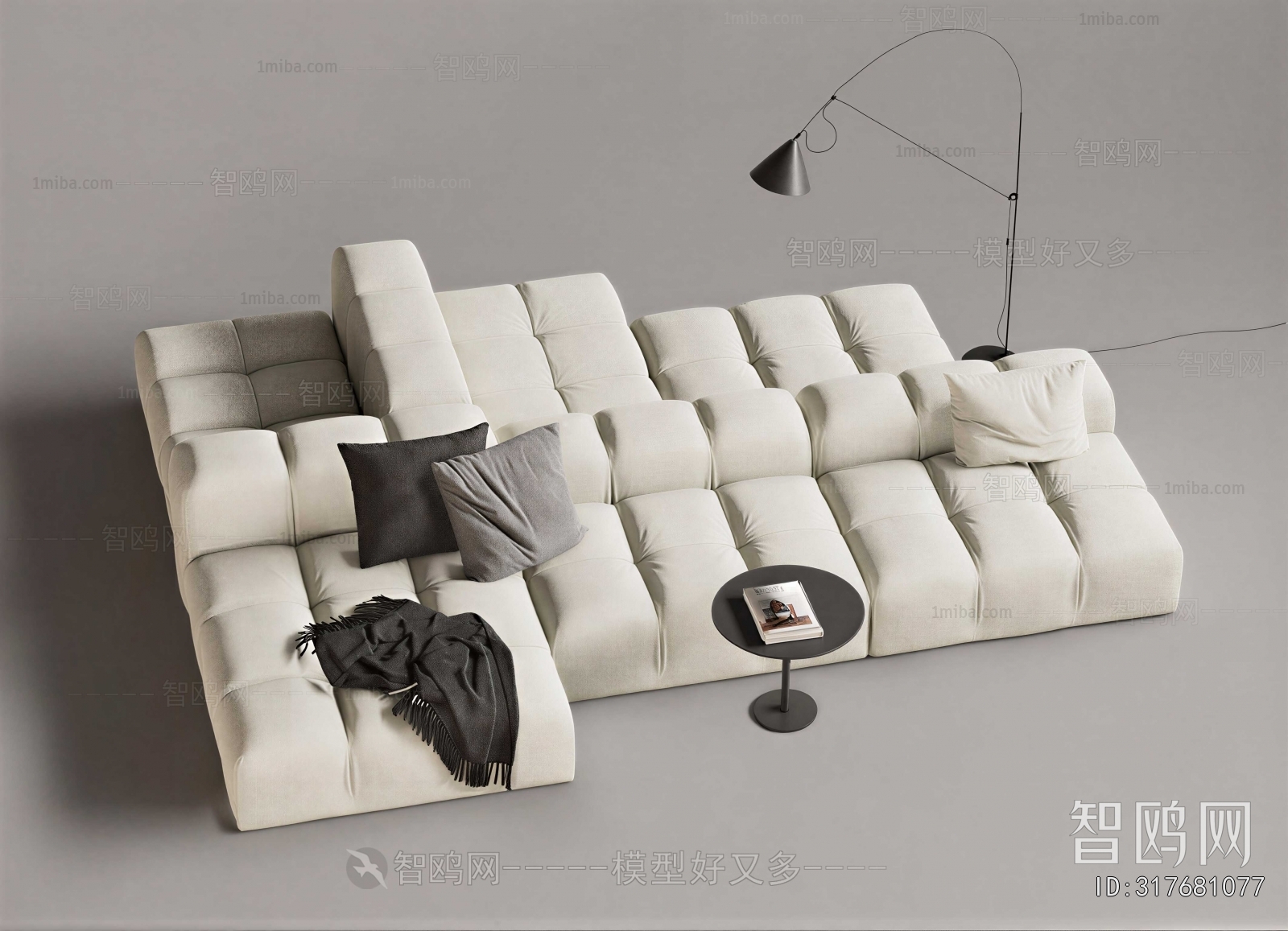 Modern Multi Person Sofa