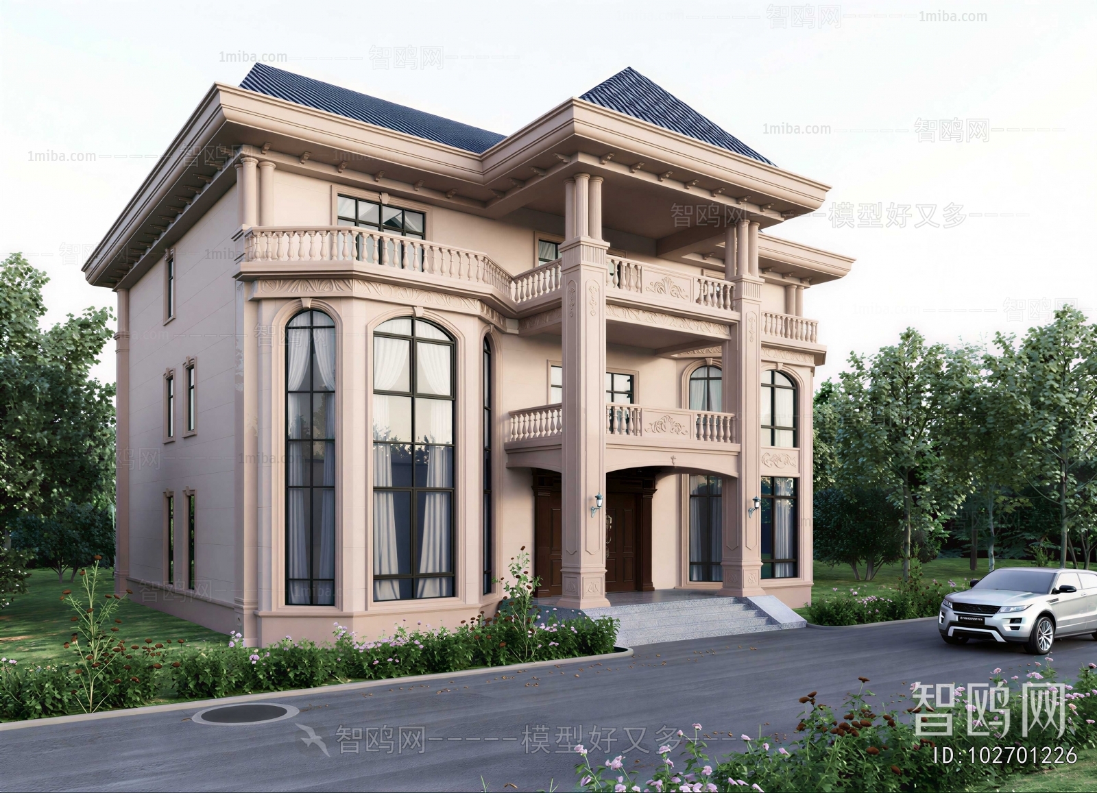 Simple European Style Detached Villa