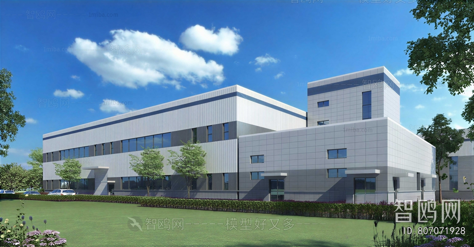 Modern School Building