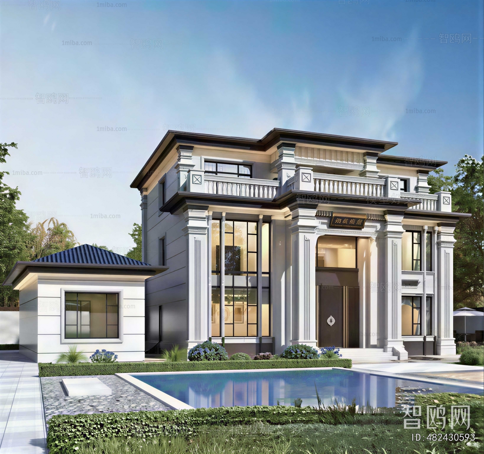 New Chinese Style Detached Villa